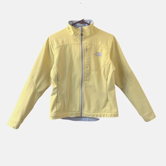The North Face Jackets & Blazers - THE NORTH FACE Softshell Jacket RN 61661 30516 Womens Small Yellow Full Zip READ